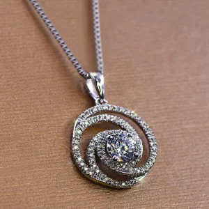 Fashion Design Pendant Necklace for Women Elegant Accessories for Party Fancy Birthday Girl Gift Statement Neck Jewelry