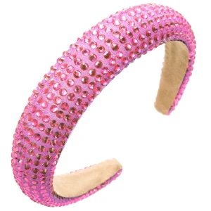 Fashion Designer Hair Accessories Luxury Rhinestone Party Headband for Women Girl Gift