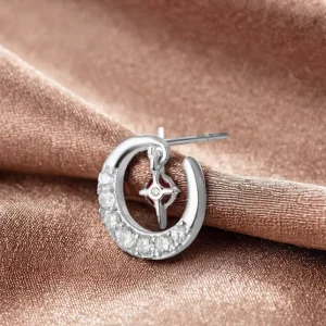 Fashion Earrings Enamel Jewelry Trendy Silver Earrings for Women Jewelry