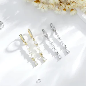 Fashion Earrings Hoop Earrings Drop Earrings Zircon Earrings Women’s Earrings 14K Gold Plated Earrings Jewelry for Womens