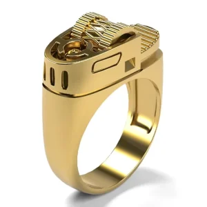 Fashion European and American Jewelry Titanium Steel Lighter Rings