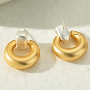 Fashion Fashion Earrings Exaggerated U shaped Minimalist Style Earrings Women Big Earrings