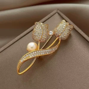 Fashion Flower Metal Brooches and Pins