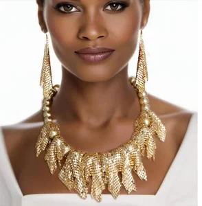 Fashion Gold African Fashion Beads Jewelry Sets for Weddings Parties Engagements Bling Dubai Costume Jewelry Perfect Gift