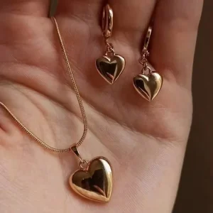 Fashion Gold Heart Jewelry Sets for Women Dubai for Women N2506082