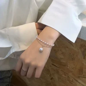 Fashion Gold Pearl Bracelet for Women N2105262