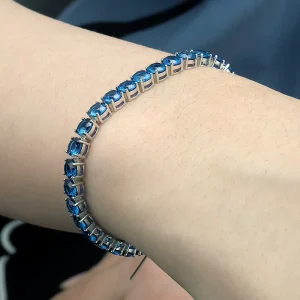 Fashion Gold Plating Micro Paved Cubic Zirconia Shape Charm Jewelry Tennis Bracelet Mounting
