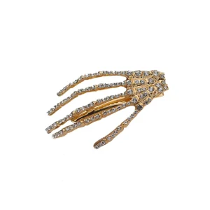 Fashion Harajuku Style Rhinestone Hair Clips Metal Hairpin Design Hair Accessories for Women