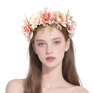 Fashion Hawaii Vacation Flowers Hoop Hair Accessory for Beach and Wedding