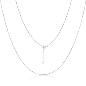 Fashion Jewellery Necklace China Factory 925 Sterling Silver Necklace Chain Women