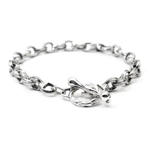 Fashion Jewelry 925 Silver Materials Chain Bracelet for Men