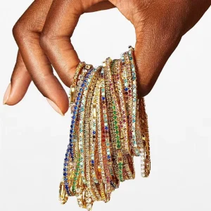 Fashion Jewelry Bracelets High Quality Super Shiny Crystal Rhinestone Bracelet Women