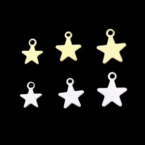 Fashion Jewelry Charms Accessory Pendant Star Jewelry Accessories NO FADE Stainless Steel Charms