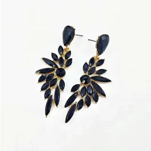 Fashion Jewelry Crystal Pendant Wing Shape Earrings for Weddings Decoration