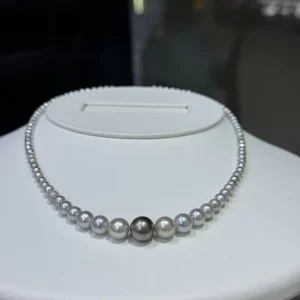 Fashion Jewelry Elegant Style White Pearl Necklace