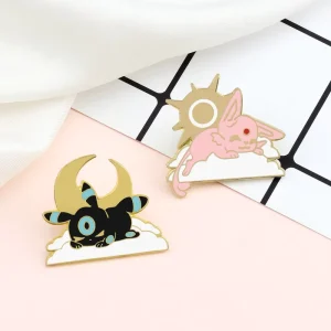 Fashion Jewelry Japanese and Korean Cartoon Animation Peripheral Brooch Pet Corsage Couple Set Pin Spot