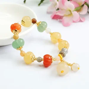 Fashion Jewelry Natural Jade Jewelry Gemstone Charms Bracelet for Men and Women Jade Bracelet