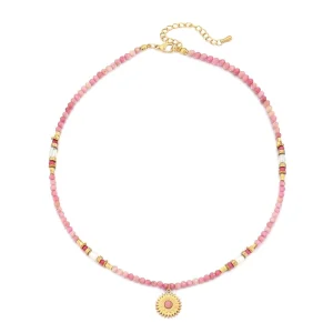 Fashion Jewelry Necklace Gemstone Beaded Necklaces Real Stone Beads Necklaces for Women