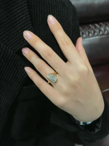 Fashion Jewelry Rings IGI Certified Fine Rings Men 18K 14K 10K Gold Lab Grown Diamonds Cushion Cut Boy’s Gift