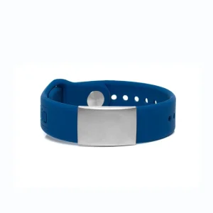 Fashion Jewelry Silicone Wrist ID Sport Pin tuck Bracelet Men Gold Plate Bracelet