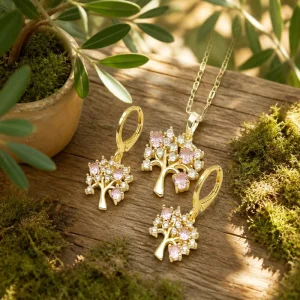 Fashion Jewelry Tree Jewelry Sets Earring and Necklace for Women Jewelry China