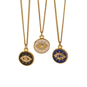 Fashion Jewelry Trendy Gold Plated Link Chain Engagement Gift Wedding Pendants Charms Accessories Women Non-Tarnish Stainless