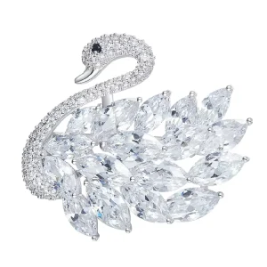 Fashion Ladies Crystal Rhinestone Brooches Women