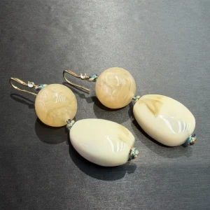 Fashion Lightweight Beaded Dangle Earrings for Women Handmade Bead Drop Earrings Jewelry