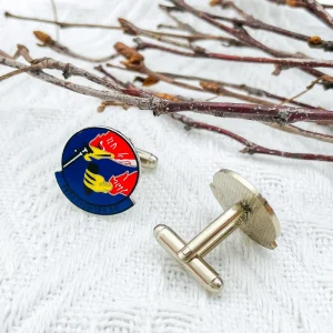 Fashion Logo Cufflink Manufacturer Supplier Customized Logo Metal Cufflink Tie