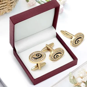 Fashion Luxury Gold Plated Silver Metal Shirts Tie Clips Button Custom logo Cufflinks Mens Cuff Link Set for Men Shirts Gift