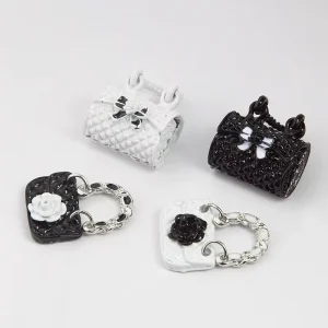 Fashion Luxury Metal Bag Necklace Pendants Designer Charms Jewelry Tags for DIY Bracelet Making