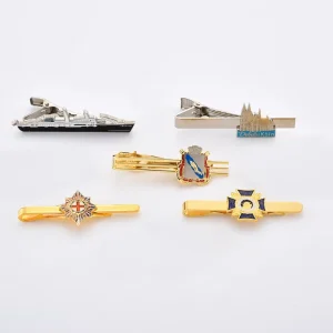 Fashion Mens Metal Necktie Tie Pin Bar Clasp Clip Suit Shirt Cuff Links Men Customized Personalized Tie Clips