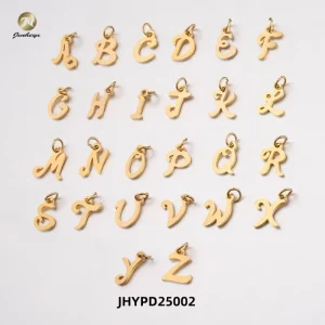 Fashion Metal Alphabet Pendants & Charms Elegant Pendants and Accessories
