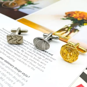 Fashion Metal Cufflinks and Tie Clip