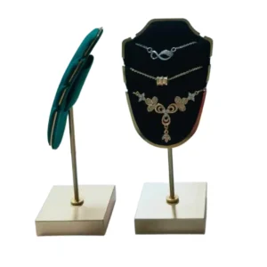 Fashion Metal Necklace Display Rack Jewelry Showcase Pendant Display Stand
