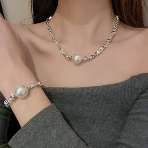 Fashion Multi Layered Pearl Necklace for Jewelry Manufacturer China N23056