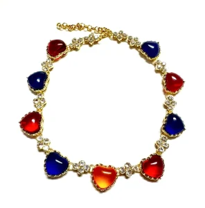 Fashion Natural Colorful Eye Stone Pendant Zircon Crystal Necklace Jewelry Luxury Design Collar Chain for Women