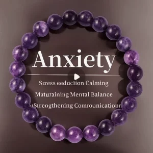 Fashion Natural Stone Bracelet Adjustable Amethyst Stone Bracelet Couple Wealth Jewelry Gifts