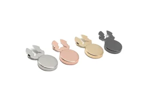 Fashion New Arrival Watch Gear Mens Cystal CufflinksCuff Links Factory Price Round Locking Brass Zircon Cufflinks