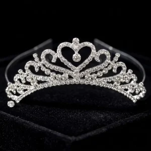 Fashion New Kids Hair Accessories Alloy With Insert Hair Comb Hoop Bridal Crown Rhinestone Hair Accessories for Kids