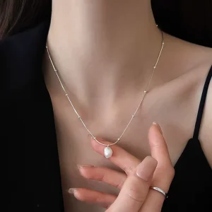 Fashion New Style Freshwater Pearl Pendant Necklace Fine Jewelry Pendant Necklaces