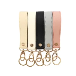 Fashion PU Leather Bag Accessories Creative Keychains Fashion Car Key Chains Keyring Backpack Hanging Charm Decoration Gifts