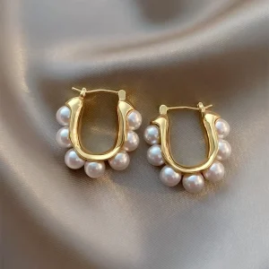 Fashion Pearl Earrings Pearl for Women N240360