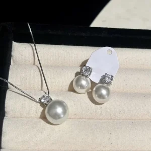 Fashion Pearl Necklace Earring Set Jewelry for Jewelry Shop N241036