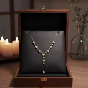 Fashion Pearl Necklace Multi Layer Flower Beaded Design Alloy Chain Party Gift Bulk Accessories