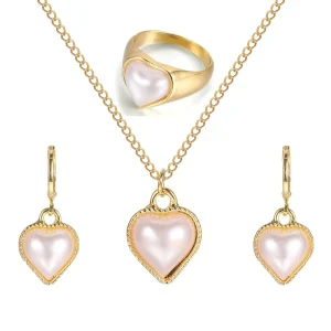 Fashion Pearl Necklace and Earring Set for Jewelry Sets Wholesales N240380