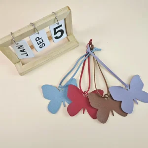 Fashion Pendants & Charms Leather Butterfly Pendant Jewelry Pendants Charms Bags Decoration Accessories Gift for Women