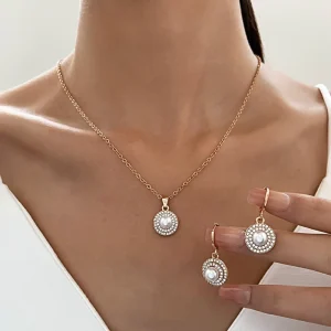 Fashion Popular Crystals Jewelry Set for Women and Girls