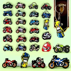 Fashion Products Durable PVC Key Ring Stylish Key Ring Charms Set Charms Keychain Accessories in Bulk for Gift