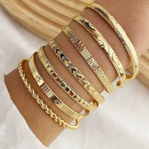Fashion Punk Bracelet Sample Luxury Jewelry Decoration Elegant Trending Personality High Quality Charming Bracelet